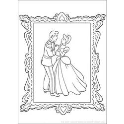 Dessin à colorier: Cendrillon (Films d'animation) #129592 - Coloriages à Imprimer Gratuits