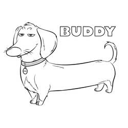 Dessin à colorier: Comme des Bêtes (Films d'Animation) #206610 - Coloriages à Imprimer Gratuits