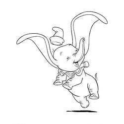 Coloriage Dumbo (Films d'Animation) #187103 à imprimer et colorier