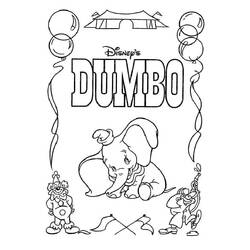 Coloriage Dumbo (Films d'Animation) #187108 à imprimer et colorier