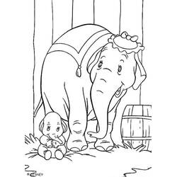 Coloriage Dumbo (Films d'Animation) #187113 à imprimer et colorier