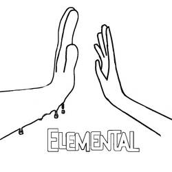 Dessin à colorier: Élémentaire (Films d'Animation) #203859 - Coloriages à Imprimer Gratuits