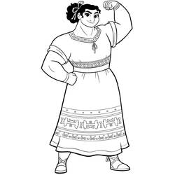 Dessin à colorier: Encanto (Films d'Animation) #177358 - Coloriages à Imprimer Gratuits