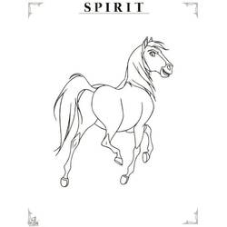 Dessin à colorier: Esprit (Films d'Animation) #195408 - Coloriages à Imprimer Gratuits