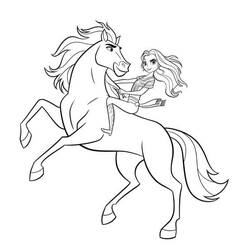 Dessin à colorier: Esprit (Films d'Animation) #195411 - Coloriages à Imprimer Gratuits