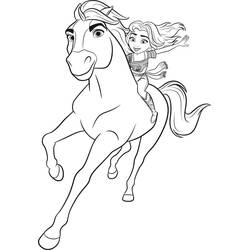 Dessin à colorier: Esprit (Films d'Animation) #195412 - Coloriages à Imprimer Gratuits