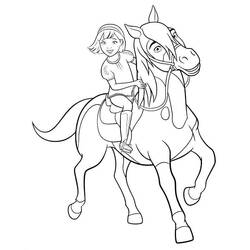 Dessin à colorier: Esprit (Films d'Animation) #195415 - Coloriages à Imprimer Gratuits