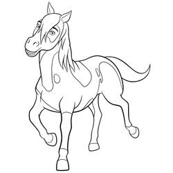 Dessin à colorier: Esprit (Films d'Animation) #195417 - Coloriages à Imprimer Gratuits