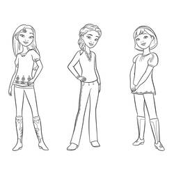 Dessin à colorier: Esprit (Films d'Animation) #195423 - Coloriages à Imprimer Gratuits