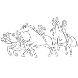 Dessin à colorier: Esprit (Films d'Animation) #195424 - Coloriages à Imprimer Gratuits