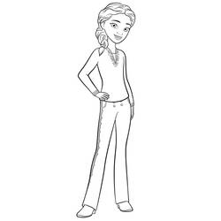 Dessin à colorier: Esprit (Films d'Animation) #195426 - Coloriages à Imprimer Gratuits