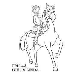 Dessin à colorier: Esprit (Films d'Animation) #195428 - Coloriages à Imprimer Gratuits