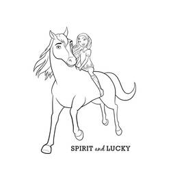 Dessin à colorier: Esprit (Films d'Animation) #195429 - Coloriages à Imprimer Gratuits