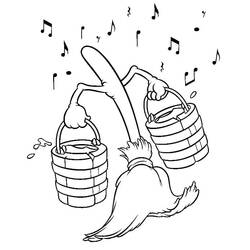 Dessin à colorier: Fantasia (Films d'Animation) #204775 - Coloriages à Imprimer Gratuits