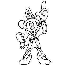 Dessin à colorier: Fantasia (Films d'Animation) #204776 - Coloriages à Imprimer Gratuits