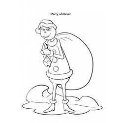 Coloriage Grinch (Films d'Animation) #188347 à imprimer et colorier