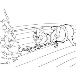 Coloriage Grinch (Films d'Animation) #188382 à imprimer et colorier