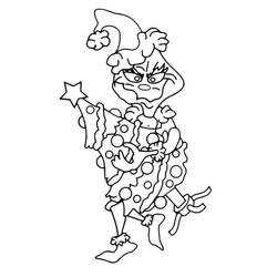 Coloriage Grinch (Films d'Animation) #188393 à imprimer et colorier