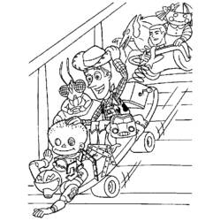 Dessin à colorier: Histoire de jouets (Toy Story) (Films d'animation) #72390 - Coloriages à Imprimer Gratuits