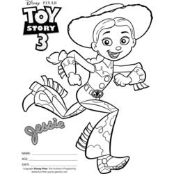 Dessin à colorier: Histoire de jouets (Toy Story) (Films d'animation) #72438 - Coloriages à imprimer