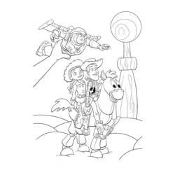 Dessin à colorier: Histoire de jouets (Toy Story) (Films d'animation) #72448 - Coloriages à Imprimer Gratuits