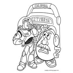 Dessin à colorier: Histoire de jouets (Toy Story) (Films d'animation) #72598 - Coloriages à Imprimer Gratuits