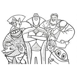 Dessins à colorier: Hôtel Transylvanie - Coloriages à Imprimer Gratuits