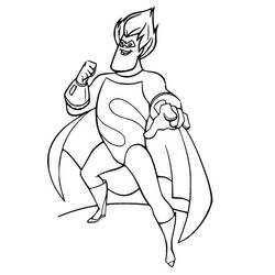 Dessin à colorier: Indestructibles (Films d'Animation) #179702 - Coloriages à Imprimer Gratuits