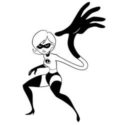 Dessin à colorier: Indestructibles (Films d'Animation) #179715 - Coloriages à Imprimer Gratuits