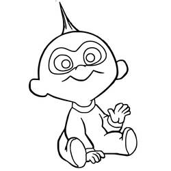 Dessin à colorier: Indestructibles (Films d'Animation) #179716 - Coloriages à Imprimer Gratuits