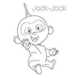 Dessin à colorier: Indestructibles (Films d'Animation) #179718 - Coloriages à Imprimer Gratuits