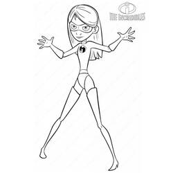 Dessin à colorier: Indestructibles (Films d'Animation) #179723 - Coloriages à Imprimer Gratuits