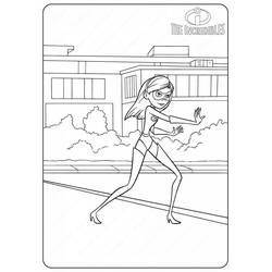 Dessin à colorier: Indestructibles (Films d'Animation) #179731 - Coloriages à Imprimer Gratuits