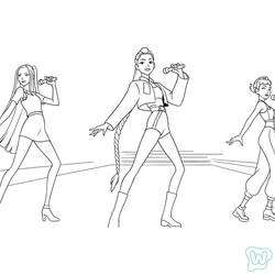 Dessin à colorier: KPop Demon Hunters (Films d'Animation) #221167 - Coloriages à Imprimer Gratuits