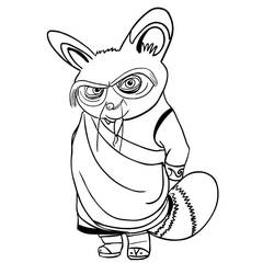 Coloriage imprimable Kung Fu Panda (Films d'Animation) #197619 à colorier gratuitement