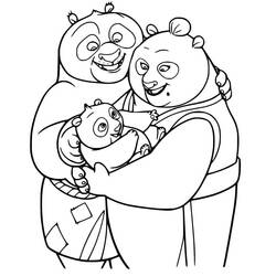 Dessin Kung Fu Panda (Films d'Animation) #197628 à colorier pour petits et grands