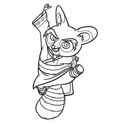 Coloriage imprimable Kung Fu Panda (Films d'Animation) #197644 à colorier gratuitement