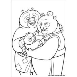 Dessin à colorier: Kung Fu Panda (Films d'animation) #73462 - Coloriages à Imprimer Gratuits