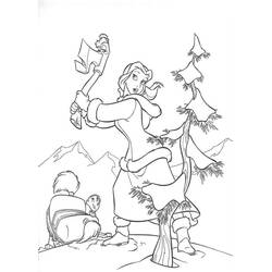 Coloriage La Belle et la Bête (Films d'Animation) #182117 à imprimer et colorier