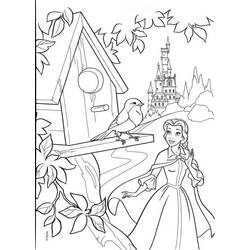 Coloriage La Belle et la Bête (Films d'Animation) #182124 à imprimer et colorier