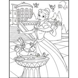 Coloriage La Belle et la Bête (Films d'Animation) #182130 à imprimer et colorier