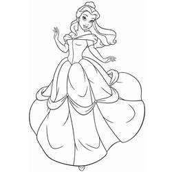 Coloriage La Belle et la Bête (Films d'Animation) #182132 à imprimer et colorier