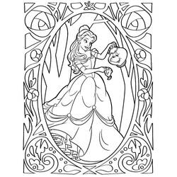 Coloriage La Belle et la Bête (Films d'Animation) #182141 à imprimer et colorier