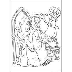Coloriage La Belle et la Bête (Films d'Animation) #182145 à imprimer et colorier
