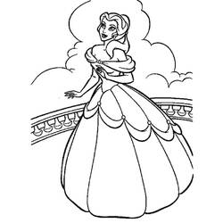 Coloriage La Belle et la Bête (Films d'Animation) #182148 à imprimer et colorier