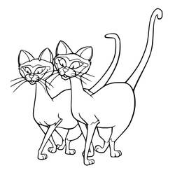 Coloriage gratuit La Belle et le Clochard (Films d'Animation) #206469 à colorier aux crayons