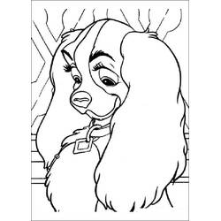 Dessin à colorier La Belle et le Clochard (Films d'Animation) #206482, gratuit à imprimer