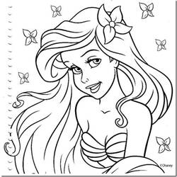 Dessin à colorier: La Petite Sirène (Films d'animation) #127346 - Coloriages à imprimer