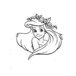 Dessin à colorier: La Petite Sirène (Films d'animation) #127509 - Coloriages à Imprimer Gratuits