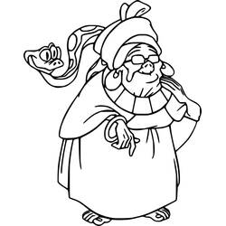 Dessin à colorier: La Princesse et la Grenouille (Films d'Animation) #208966 - Coloriages à Imprimer Gratuits